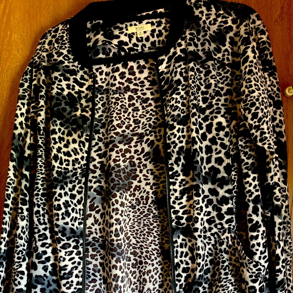 Leopard jacket!